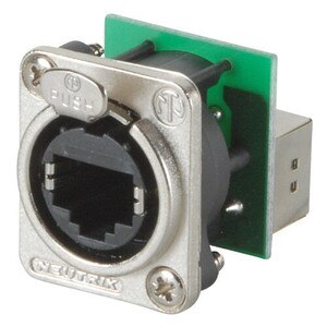 Neutrik NE8FDP Ethercon RJ45 Feed Through Connector